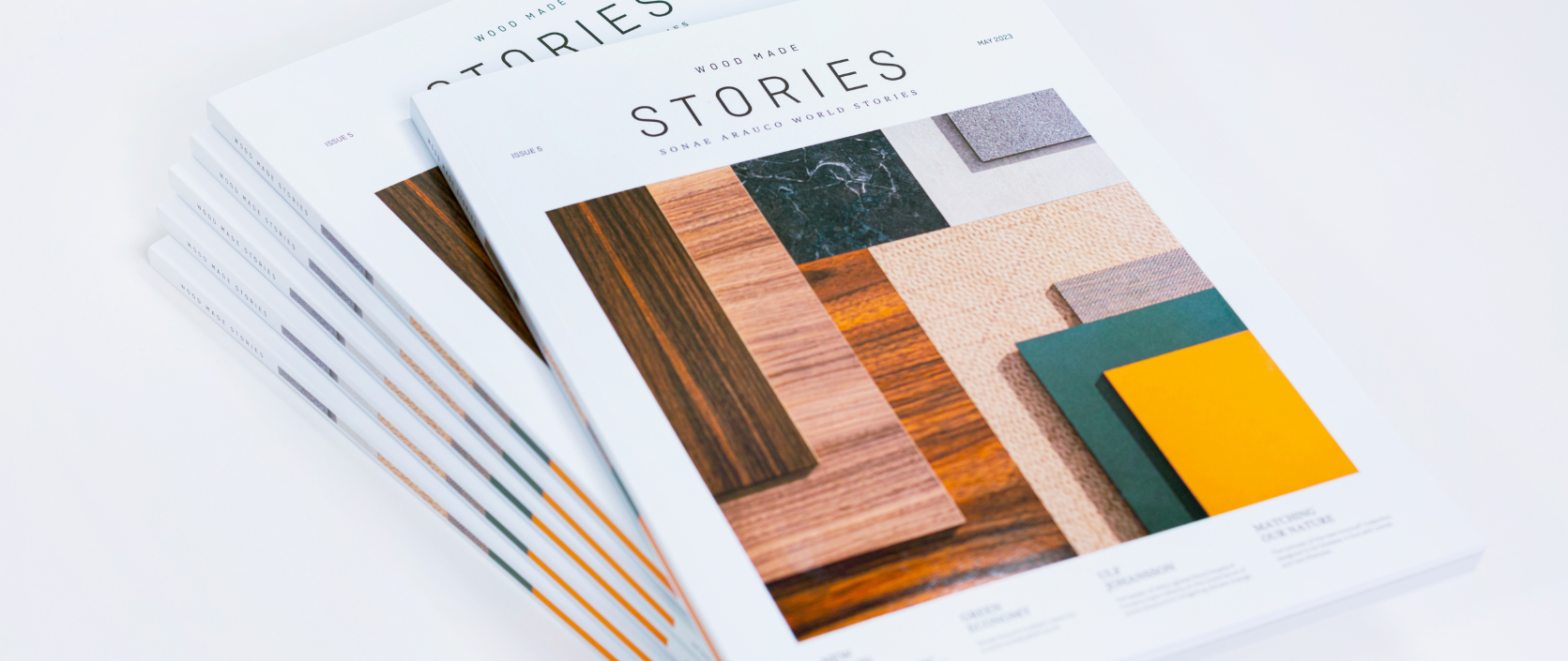 Sonae Arauco lanza la quinta edición de la revista Wood Made Stories.